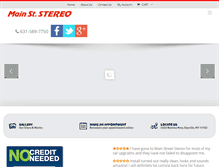 Tablet Screenshot of mainststereo.com